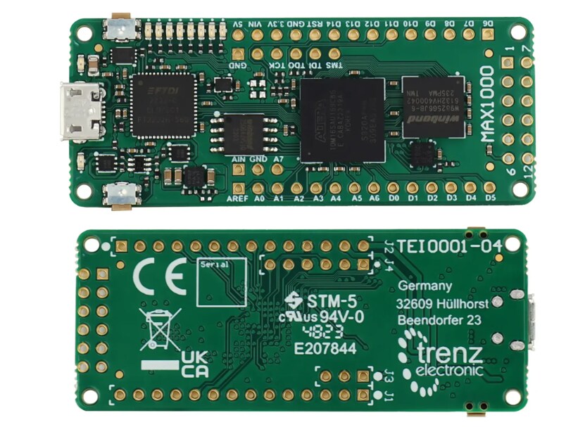 Trenz Electronic MAX1000 IoT Maker Board